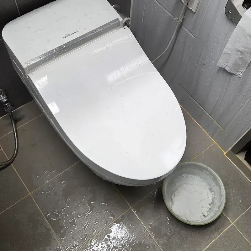 옥산면 펜션 외부 배수구
